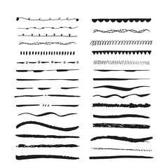 Collection of handdrawn borders