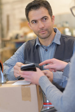 Paying In The Counter