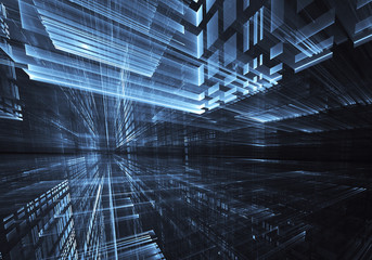 Abstract technology illustration, background,