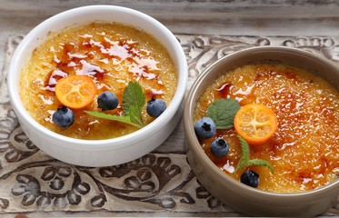 Creme brulee.