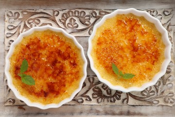 Creme brulee.