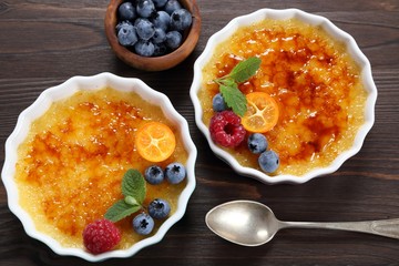 Creme brulee.