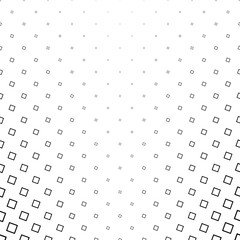 Monochrome square pattern - geometric abstract vector background graphic from angular squares