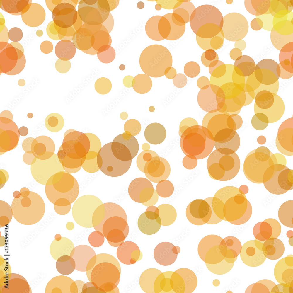 Poster seamless abstract geometric dot background pattern - vector graphic design from circles with opacity