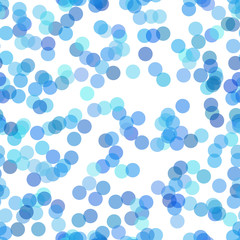 Repeating chaotic dot background pattern - vector graphic from circles with opacity effect
