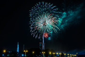 Saturn V Fireworks