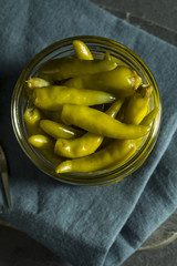 Organic Pickled Green Sport Peppers