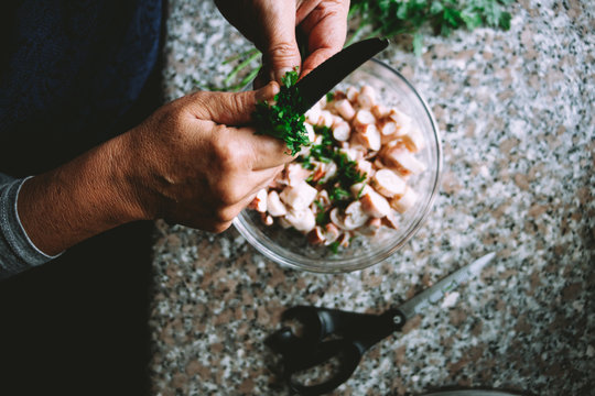 Octopus salad