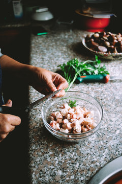 Octopus salad