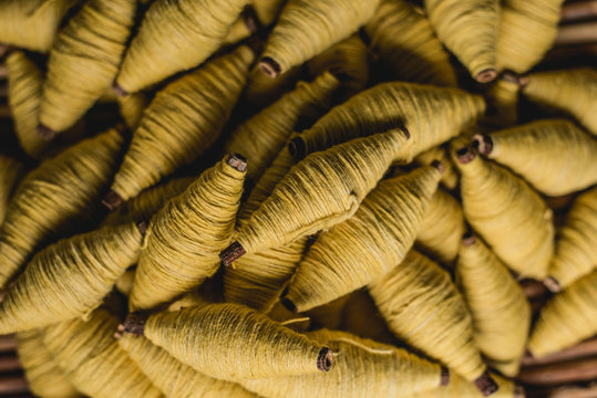 Yellow Cotton thread