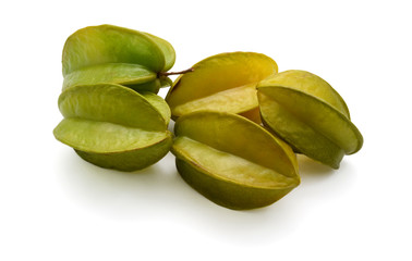 star fruit isolated on white background