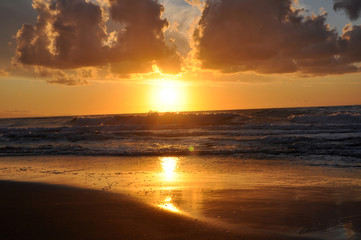 Cloudy Sunset in Sicily