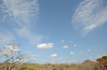 The African sky. Mozambique