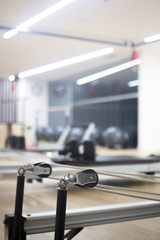 Pilates machine in gym studio