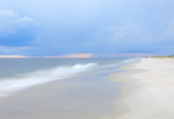 Beach Sunset in Oak Island, North Carolina