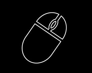 mouse thin line icon