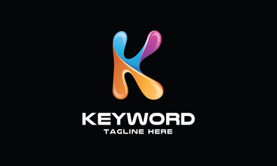 Keyword / Letter K - Logo Template