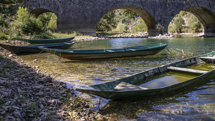 Montenegro - Traditional dories of the Skadar Lake