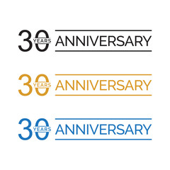 simple 30 years anniversary