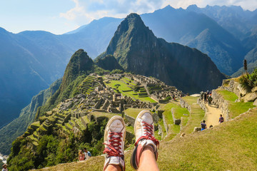 Besuch in Machu Picchu in Peru