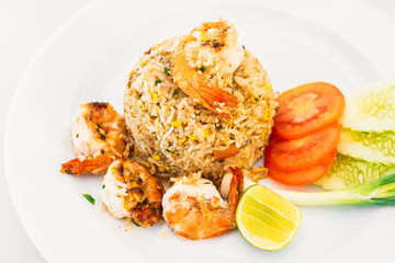 Fried rice with shrimp