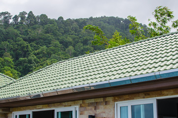 Green roof tiles