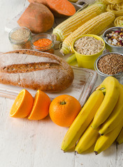 Products rich of carbohydrates