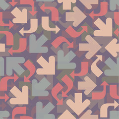 seamless colorful arrow pattern background