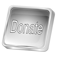 Donate Button - 3D illustration