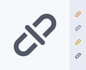 Unlink - Carbon Icons. A professional, pixel-perfect icon designed on a 32 x 32 pixel grid and redesigned on a 16 x 16 pixel grid for very small sizes.