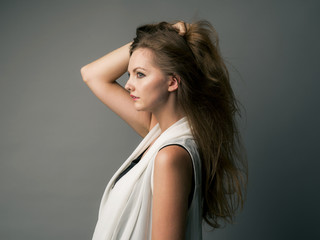 Fototapeta premium Portrait of beauty woman