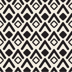 seamless monochrome  geometry pattern background