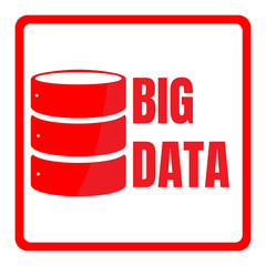 Big data machine algorithms minimalistic design. Science vector background illustration.