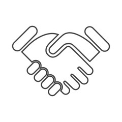 Partnership icon, Handshake