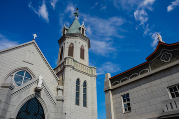 函館　カトリック元町教会