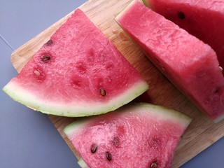 Watermelon. Triangles