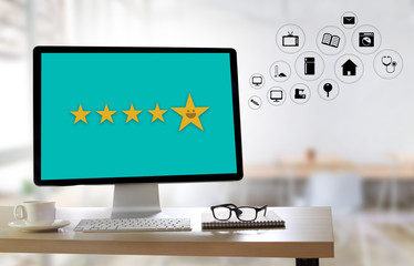 pressing smiley face emoticon The Customer Service Target Business Customer review give a five star