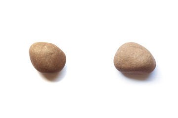 Fototapeta na wymiar Rock vs. Rock on white background