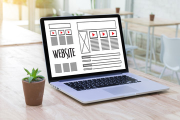 Web Design layout sketch drawing Software Media WWW and Graphic Layout Website development project