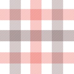 Vector gingham seamless pattern in red