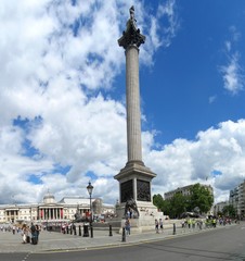 Fototapeta na wymiar Trafalgar Square is a landmark of London, UK.