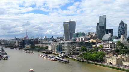 Fototapeta na wymiar Aerial image of London, UK.