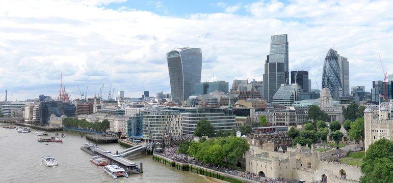 Aerial image of London, UK.