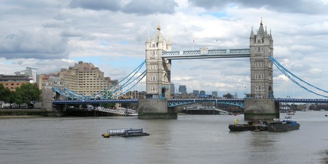 Fototapeta na wymiar Tower Bridge is a landmark of London, England
