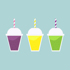 Smoothies cocktail drink