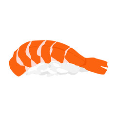 Sushi ebi vector