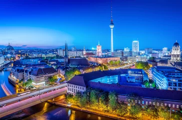Foto op Plexiglas berlin at night © frank peters