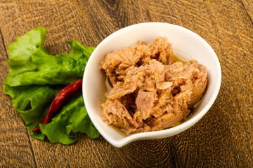 Canned tuna fish
