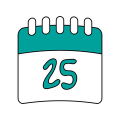 Calendar event symbol icon vector illustration graphic design