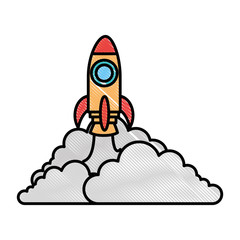 rocket launcher isolated icon